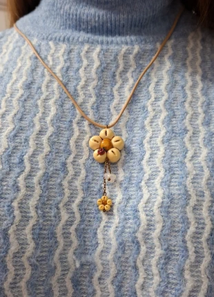 Collana donna regolabile con charm pendente fiore, brand: Made In Italy, condizioni: Ottime, €8.49, €9.61 include la Protezione acquisti