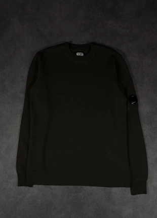 Pull Sans Capuche CP Compagny Kaki | Diagonal Raised Fleece Lens sweat-shirt Taille S, brand: C.P. Company, condizioni: Ottime, taglia: S, €98.90, €104.55 include la Protezione acquisti