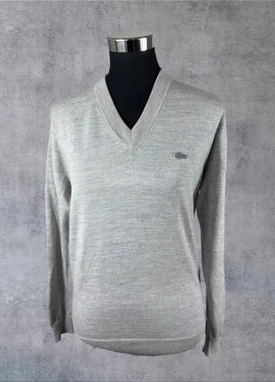 |Pull Col V Lacoste #61 | Gris | S |, brand: Lacoste, condition: Very good, size: S, €16.00, €17.50 includes Buyer Protection Pro