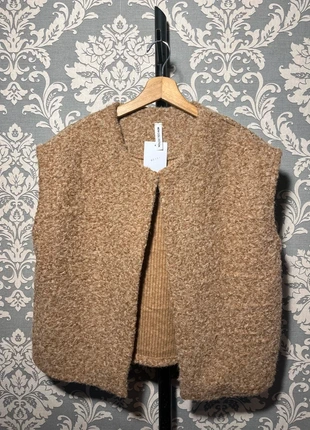 Veste sans manches marron taille unique, marca: Boutique Parisienne, estado: Muito bom, tamanho: Tamanho único, €13.99, €15.39 inclui Proteção do Comprador