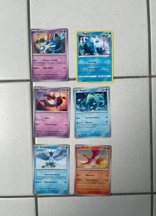 Pokémon - Lot de 6 cartes Pokémon légendaires - Françaises et officielles, brand: Pokémon, condizioni: Nuovo senza cartellino, €1.00, €1.75 include la Protezione acquisti