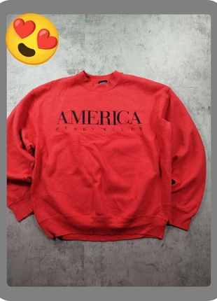 Sweat/ Pull crewneck America rouge vintage made in USA XL Homme, brand: Vintage Dressing, condizioni: Ottime, taglia: XL, €15.00, €16.45 include la Protezione acquisti Pro