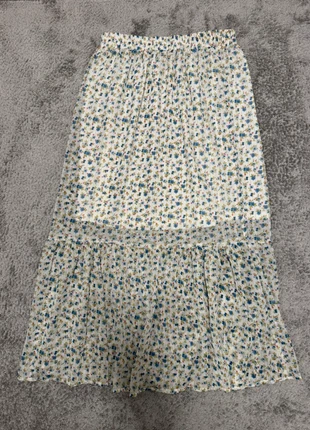 Jupe longue plissée fleurie, brand: Jennyfer, condition: Very good, size: M / 38 / 10, €1.99, €2.79 includes Buyer Protection