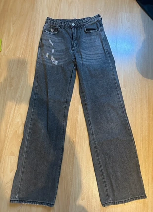 Jean gris taille haute, marque: Shein, état: Bon état, taille: S / 36 / 8, 2,00 €, 2,80 € Protection acheteurs incluse