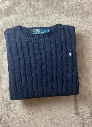 Pull torsadé Polo Ralph Lauren authentique marine Taille M, marque: Ralph Lauren, état: Très bon état, taille: M, 55,00 €, 58,45 € Protection acheteurs incluse