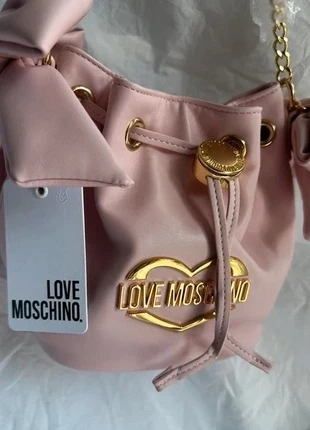 leather shoulder bag, brand: Moschino, condition: Very good, $31.49, $33.76 includes Buyer Protection
