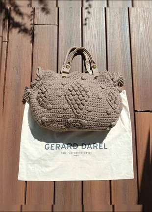 Sac Gerard Darel raphia tricot, merk: Gerard Darel, staat: Heel goed, € 90,00, € 95,20 inclusief Kopersbescherming