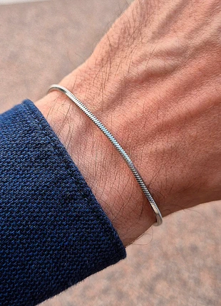 Bracelet chaîne gourmette minimaliste ajustable serpent élégant, marke: Studio Bohème, zustand: Neu, 9,99 €, 11,19 € beinhaltet Vinted-Käuferschutz Pro