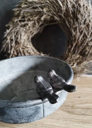 Metalen bowl met vogels, marque: nowi design, état: Neuf sans étiquette, 9,95 €, 11,15 € Protection acheteurs (Pro) incluse