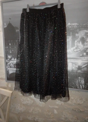 Jupe festive tulle et brillants 3XL, marque: Shein, état: Neuf sans étiquette, taille: 4XL / 48 / 20, 8,00 €, 9,10 € Protection acheteurs incluse