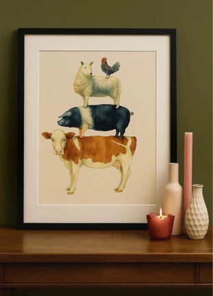 Farm poster, marque: Zilt, état: Très bon état, 10,00 €, 11,20 € Protection acheteurs (Pro) incluse