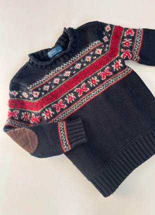 Pull de Noël chaud Ralph Lauren, merk: Ralph Lauren, staat: Heel goed, maat: 4 jaar / 104 cm, € 13,00, € 14,35 inclusief Kopersbescherming