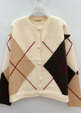 gilet jacquard crème et marron taille 38, marque: it Hippie, état: Très bon état, taille: M / 38 / 10, 39,00 €, 41,65 € Protection acheteurs (Pro) incluse