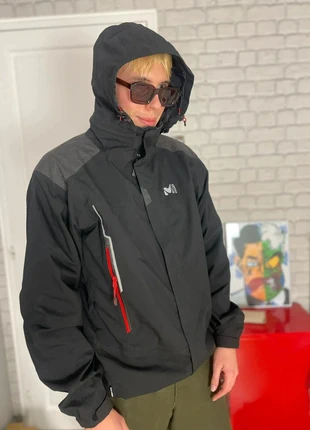 Veste Millet Imperméable Hardshell Dry Edge Noire Randonnée Outdoor Style Gorpcore Y2k, staat: Heel goed, maat: L, € 75,00, € 79,45 inclusief Kopersbescherming