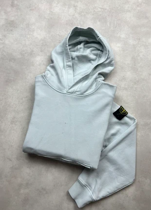 Pull à capuche - sweat à capuche Stone island bleu ciel taille XS femme qr code, brand: Stone Island, condition: Good, size: XS / 34 / 6, €54.80, €58.24 includes Buyer Protection