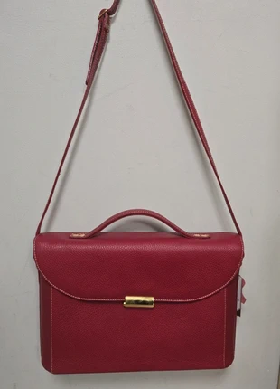 Sac porte document A4 cuir pleine fleure rouge, marque: sans marque, état: Neuf sans étiquette, 20,00 €, 21,70 € Protection acheteurs incluse