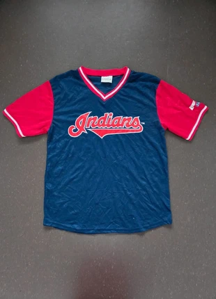 Maillot baseball Indians Match-Up Bauer Outage 47 Vintage Style USA Bleu Rouge XL, brand: MLB, condition: Very good, size: XL, €25.00, €26.95 includes Buyer Protection Pro
