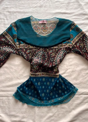 coquette funky boho top y2k 2000s vintage rare boho fairycore punk, marque: COQUETTE, état: Très bon état, taille: M / 38 / 10, 10,00 €, 11,20 € Protection acheteurs incluse