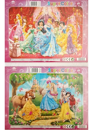 lot de 2 puzzles disney princesses 30 pièces, brand: Disney, condition: Very good, €10.00, €11.20 includes Buyer Protection Pro
