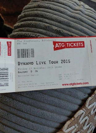 Dynamo ticket, brand: Ticket, condition: Satisfactory, £2.00, £2.80 includes Buyer Protection