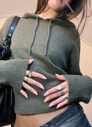 Knitted hoodie, merk: JDY, staat: Heel goed, maat: S / 36 / 8, € 8,00, € 9,10 inclusief Kopersbescherming