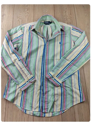Chemise Ralph Lauren Custom Fit multicolore à rayures – Taille L, marque: Ralph Lauren, état: Très bon état, taille: L, 19,00 €, 20,65 € Protection acheteurs incluse