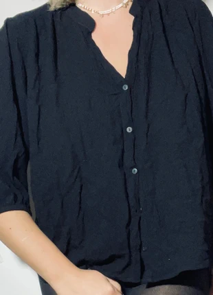 Chemise noire femme taille 46 / defacto, brand: Defacto, condition: Very good, size: XXXL / 46 / 18, €4.00, €4.90 includes Buyer Protection Pro