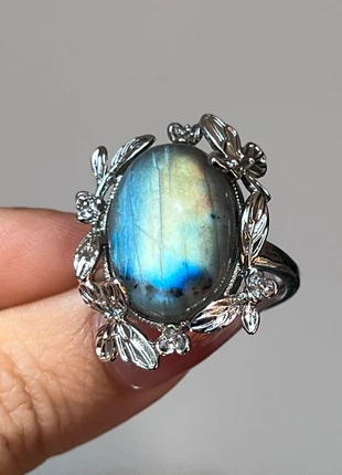 Bague labradorite naturelle, brand: labradorite, condition: Very good, size: Adjustable, €12.90, €14.25 includes Buyer Protection Pro