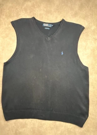 Pull sans manche Ralph Lauren bleu marine logo bleu vintage - taille XXL, marque: Ralph Lauren, état: Bon état, taille: XXL, 14,90 €, 16,35 € Protection acheteurs (Pro) incluse