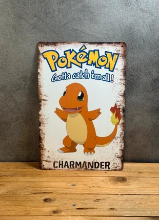 Plaque métal Pokémon Salameche, marque: Pokémon, état: Très bon état, 7,90 €, 9,00 € Protection acheteurs (Pro) incluse