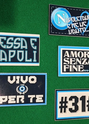 Stickers Calcio Napoli, brand: Napoli, condizioni: Nuovo senza cartellino, €4.00, €4.90 include la Protezione acquisti
