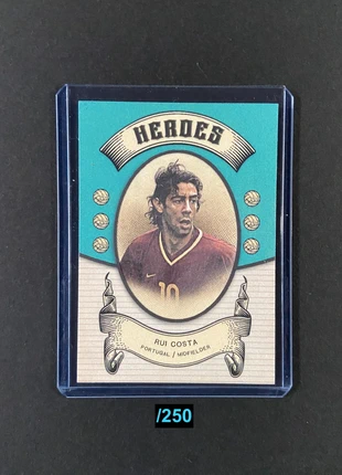 Portugal Legend Rui Costa Futera Heroes 2024 Numbered Card /250, merk: Futera, staat: Nieuw zonder prijskaartje, € 3,50, € 4,38 inclusief Kopersbescherming