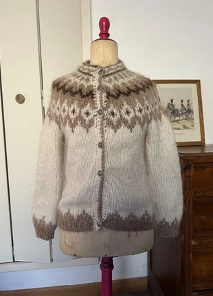 100% Wool Hand Made Fair Isle Sweater, marque: Fait Main, état: Très bon état, taille: S / 36 / 8, 30,00 €, 32,20 € Protection acheteurs incluse