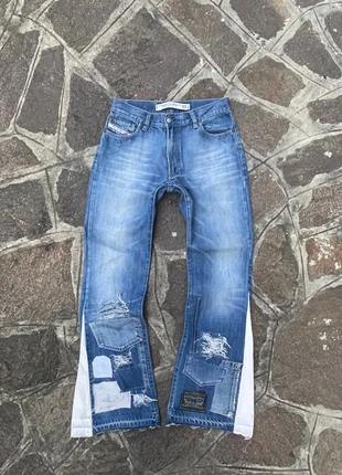 diesel flared custom patchwork jeans, marque: Custommade, état: Très bon état, taille: M, 55,00 €, 58,45 € Protection acheteurs incluse