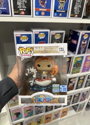 Funko Pop! Rides One Piece 128 Nami with white hobby horse 2025 Wondrous convention, marca: Funko Pop, estado: Muito bom, tamanho: 10 anos / 140 cm, €25.00, €26.95 inclui Proteção do Comprador