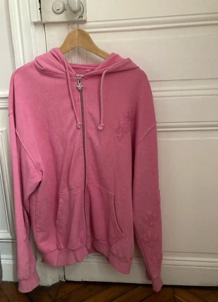 Sweat à capuche rose Eleven Paris unisexe – Modèle EJACK, brand: Eleven Paris, condition: Very good, size: L / 40 / 12, €50.00, €53.20 includes Buyer Protection