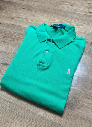 Polo Ralph Lauren Vert – Taille L – Logo Rose – Très Bon État, marque: Ralph Lauren, état: Très bon état, taille: L, 18,00 €, 19,60 € Protection acheteurs incluse