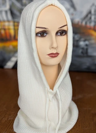 Cagoule cashmere acrylique 25*50cm blanc cassé, merk: Cashmere, staat: Heel goed, maat: Universele maat, € 15,00, € 16,45 inclusief Kopersbescherming