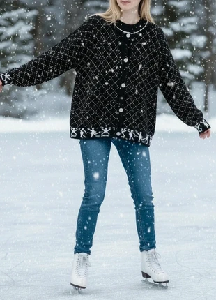 Gilet de Noël ~ motif hiver - Taille M/L, marke: Vintage Dressing, zustand: Sehr gut, größe: M / 38 / 10, 20,00 €, 21,70 € inklusive Vinted-Käuferschutz