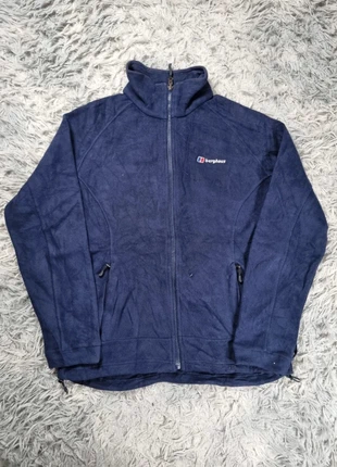 Veste polaire Berghaus vintage bleu marine logo brodé randonnée outdoor UK années 2000 femme T12, merk: Berghaus, staat: Heel goed, maat: L / 40 / 12, € 39,00, € 41,65 inclusief Kopersbescherming Pro