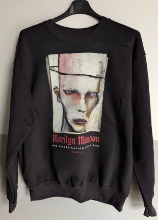 Felpa nera | Marilyn Manson, zustand: Sehr gut, größe: L, 20,00 €, 21,70 € beinhaltet Vinted-Käuferschutz Pro