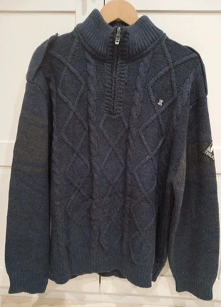 Rare Vintage Knit Sweater – Retro Half-Zip Pullover in Perfect Condition, marque: Vintage Dressing, état: Très bon état, taille: XXL, 29,90 €, 32,10 € Protection acheteurs incluse