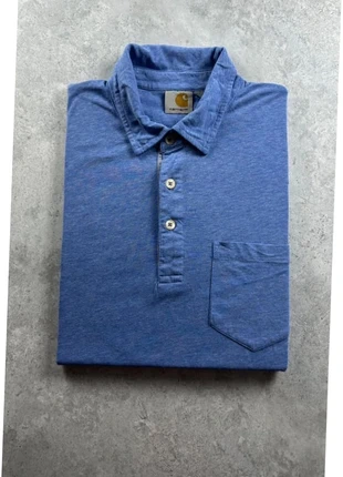 Polo Carhartt Wip Homme poche contractor's loose fit | Bleu | Taille S, marke: Carhartt, zustand: Sehr gut, größe: S, 16,00 €, 17,50 € beinhaltet Vinted-Käuferschutz Pro