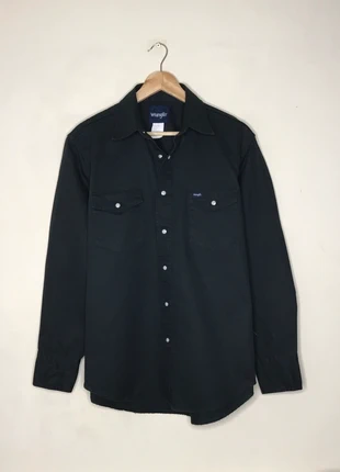 Wrangler Western Shirt, Black, Short Sleeve, Size L, Classic Cowboy Style, brand: Wrangler, condizioni: Ottime, taglia: L / IT 44 / EU 40, €19.00, €20.65 include la Protezione acquisti