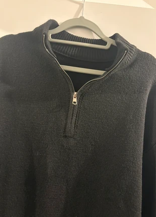 Robe Pull Courte en Laine – Noire avec Col Zippé, marque: Shein, état: Neuf sans étiquette, taille: S / 36 / 8, 5,00 €, 5,95 € Protection acheteurs incluse