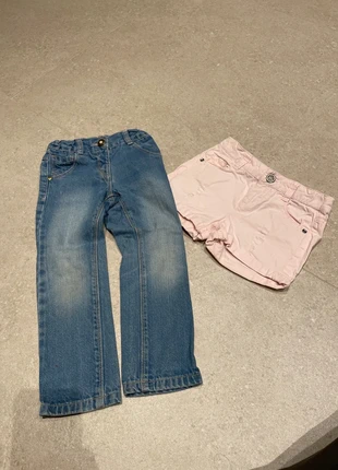 Jean + short 3ans, brand: United Colors of Benetton, condition: Very good, size: 3 years / 98 cm, €4.00, €4.90 includes Buyer Protection