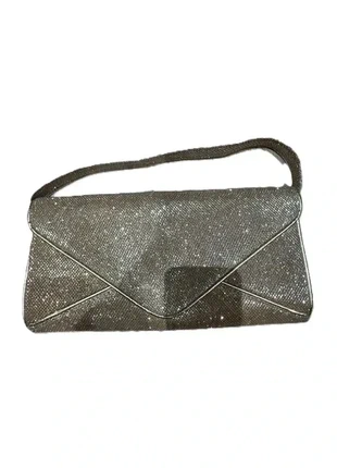 Pochette de soirée dorée – Bandoulière chaîne – Style luxueux, brand: Vintage Dressing, condizioni: Buone, €4.90, €5.85 include la Protezione acquisti