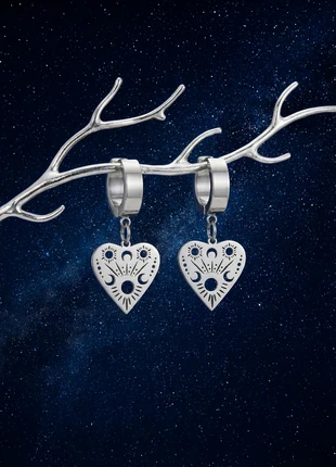 Boucles d’oreilles artisanales argentées "coeurs", marke: Fait Main, zustand: Neu, 8,50 €, 9,63 € inklusive Vinted-Käuferschutz