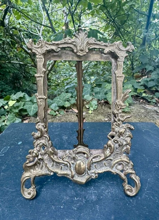 Grand cadre photo en bronze époque Napoléon III, marque: cadre photo en bronze XIXe siècle, état: Bon état, 60,00 €, 63,70 € Protection acheteurs (Pro) incluse