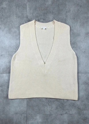 Gilet COS blanc sans manche en laine col V taille M A015, brand: COS, condizioni: Ottime, taglia: M / IT 42 / EU 38, €52.00, €55.30 include la Protezione acquisti